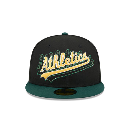 Oakland Athletics Shadow Stitch 59FIFTY Fitted Hat