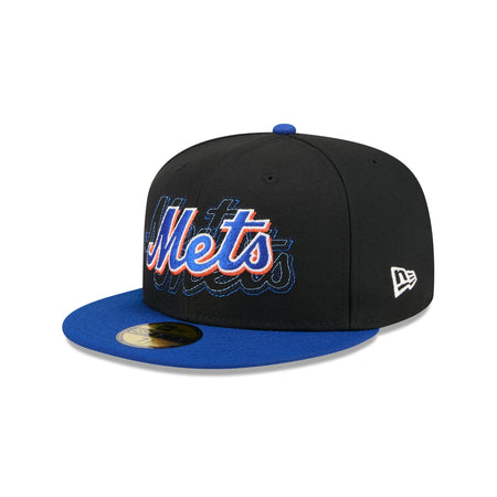 New York Mets Shadow Stitch 59FIFTY Fitted Hat