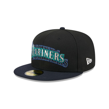 Seattle Mariners Shadow Stitch 59FIFTY Fitted