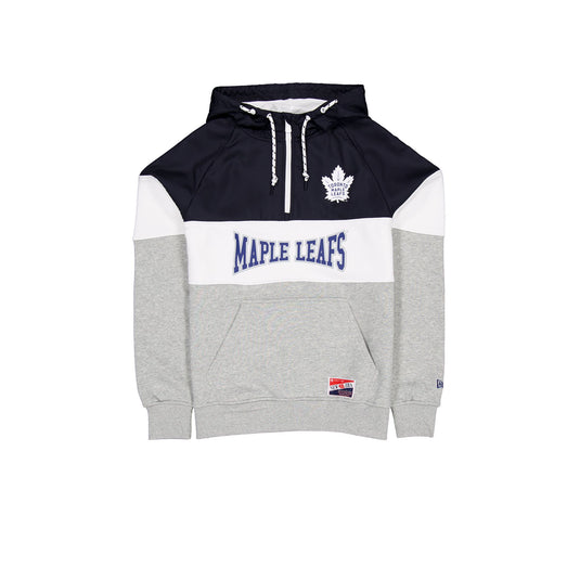 Toronto Maple Leafs Throwback Color Block Hoodie