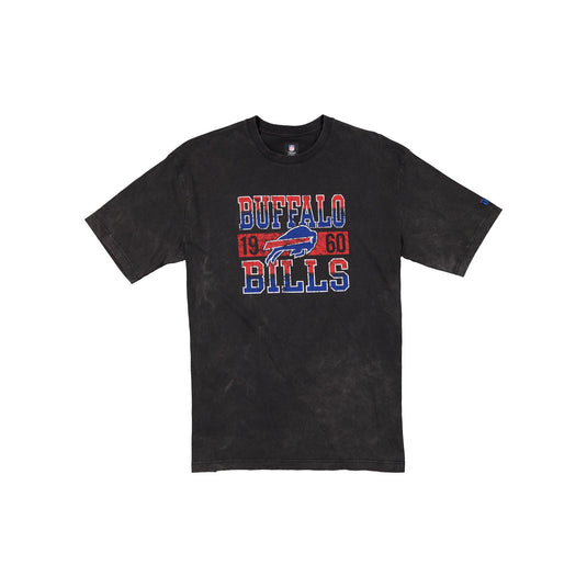 Buffalo Bills Oversized Washed Black T-Shirt - New Era Cap