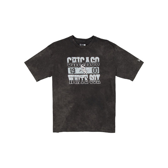 Chicago White Sox Oversized Washed Black T-Shirt - New Era Cap