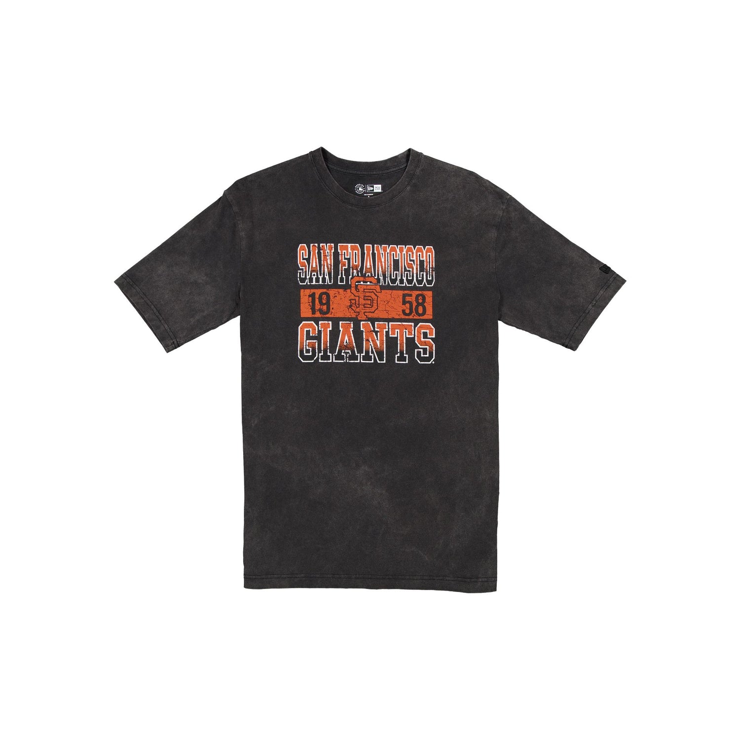San Francisco Giants Oversized Washed Black T-Shirt