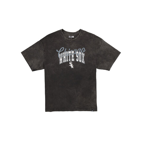 Chicago White Sox Women's Oversized Washed Black T-Shirt - New Era Cap