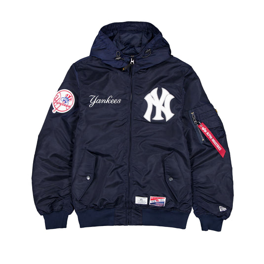 Alpha Industries x New York Yankees L-2B Hooded Bomber Jacket - New Era Cap