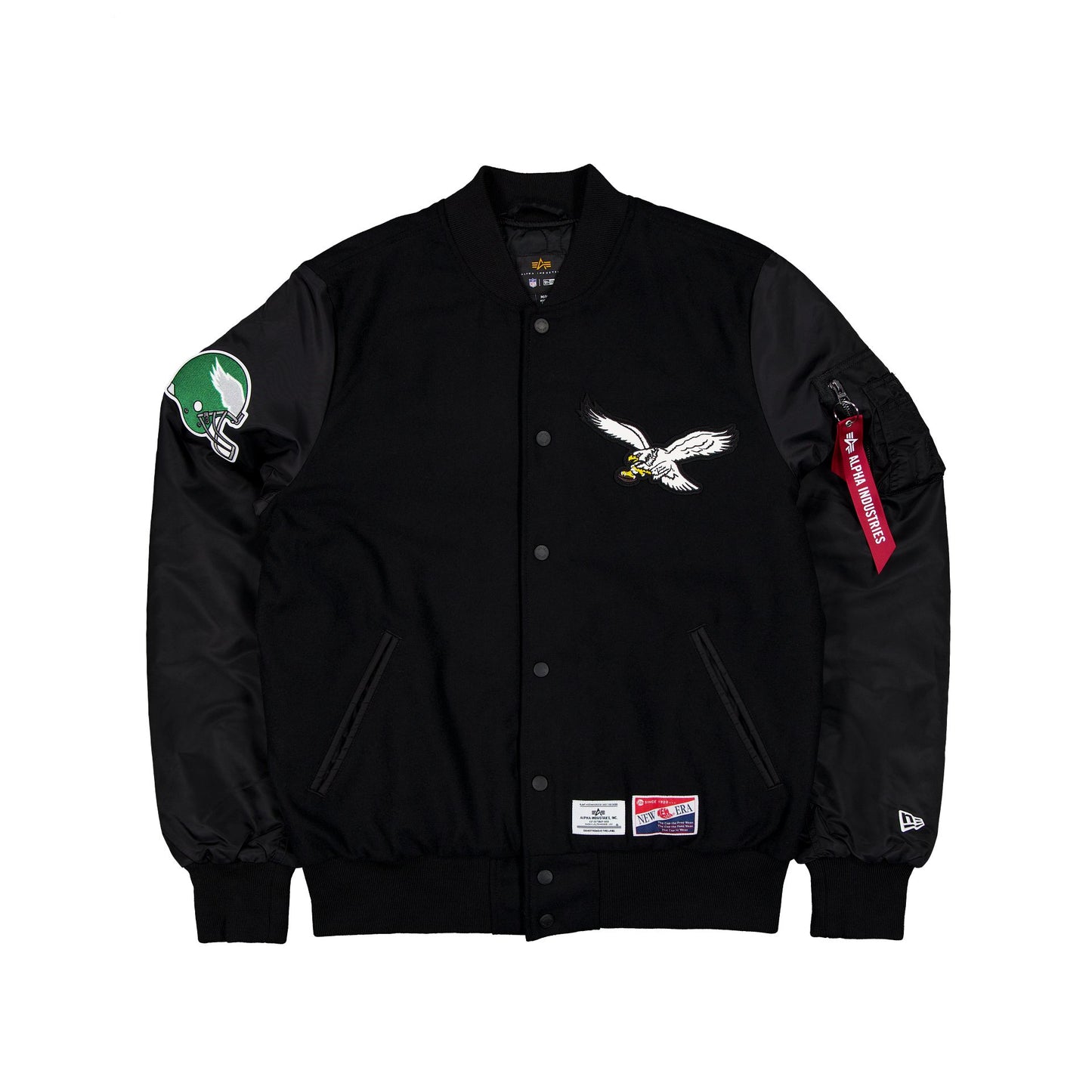 Alpha Industries x Philadelphia Eagles Historic MA-1 Wool Varsity Jacket