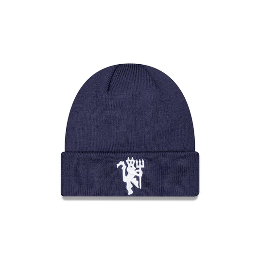 Manchester United Seasonal Navy Cuff Knit Hat - New Era Cap