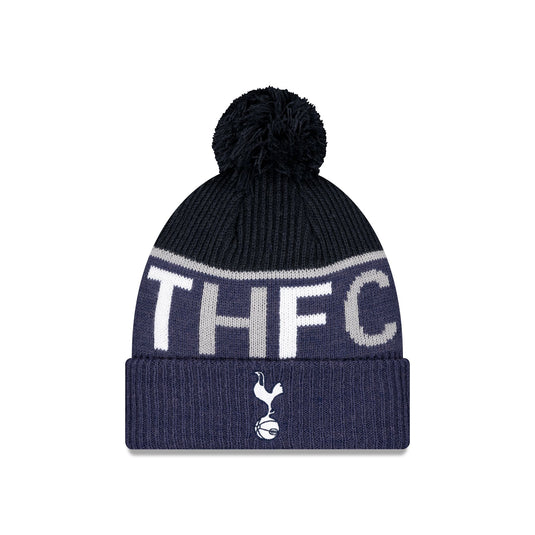 Tottenham Hotspur Sport Navy Pom Knit Hat - New Era Cap