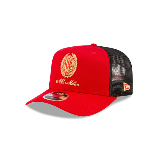 AC Milan Heritage Gold Red 9FIFTY Stretch-Snap Hat - New Era Cap