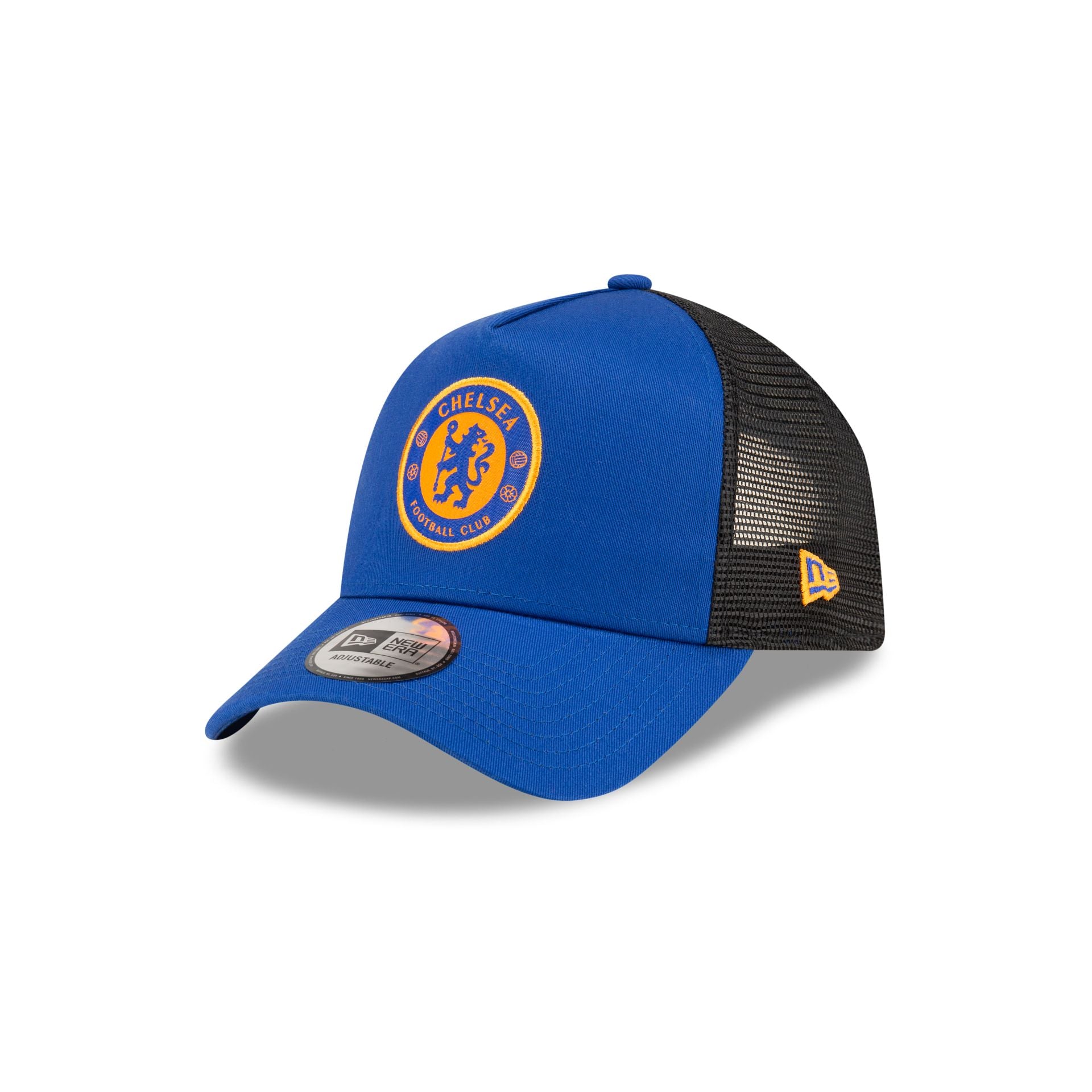 New Era Men's Team Logo Aframe Trucker 9Forty Chelsea Fc One Size Fits Most Black