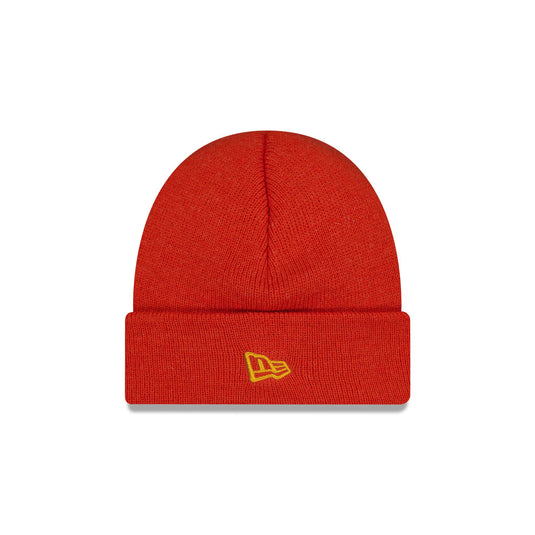 New Era Orange Short Cuff Knit Beanie - New Era Cap