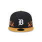 Detroit Tigers Floral Vine 59FIFTY Fitted