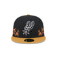 San Antonio Spurs Floral Vine 59FIFTY Fitted