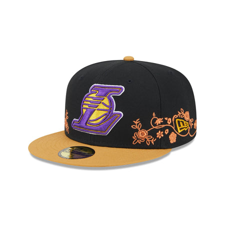 Los Angeles Lakers Floral Vine 59FIFTY Fitted