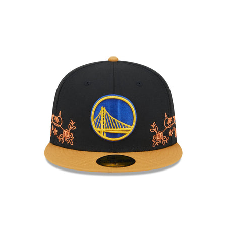 Golden State Warriors Floral Vine 59FIFTY Fitted