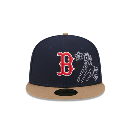 Boston Red Sox Western Khaki 59FIFTY Fitted