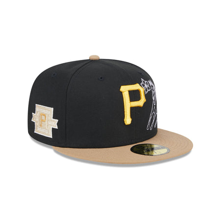 Pittsburgh Pirates Western Khaki 59FIFTY Fitted