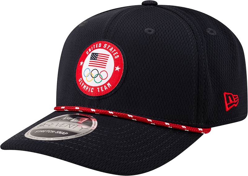 Team USA Olympics Navy 9SEVENTY Stretch-Snap Hat