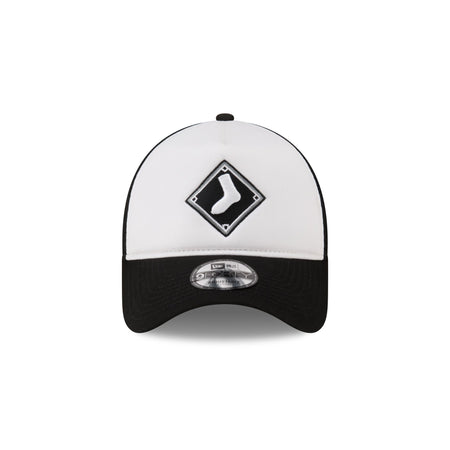 Chicago White Sox White Crown 9FORTY A-Frame Trucker