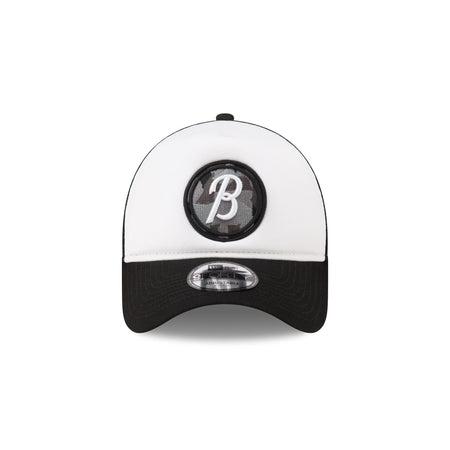Baltimore Orioles White Crown 9FORTY A-Frame Trucker