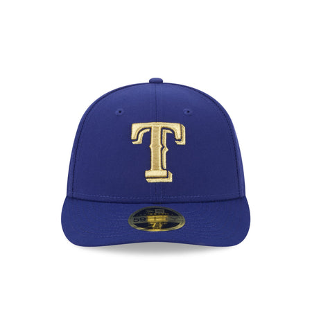 Texas Rangers Gold Collection Low Profile 59FIFTY Fitted Hat