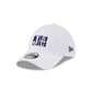 Jackson State Tigers Optic White 39THIRTY Stretch Fit Hat