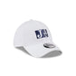Jackson State Tigers Optic White 39THIRTY Stretch Fit Hat