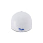 Duke Blue Devils Optic White 39THIRTY Stretch Fit Hat