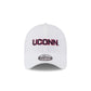 Connecticut Huskies Optic White 39THIRTY Stretch Fit Hat