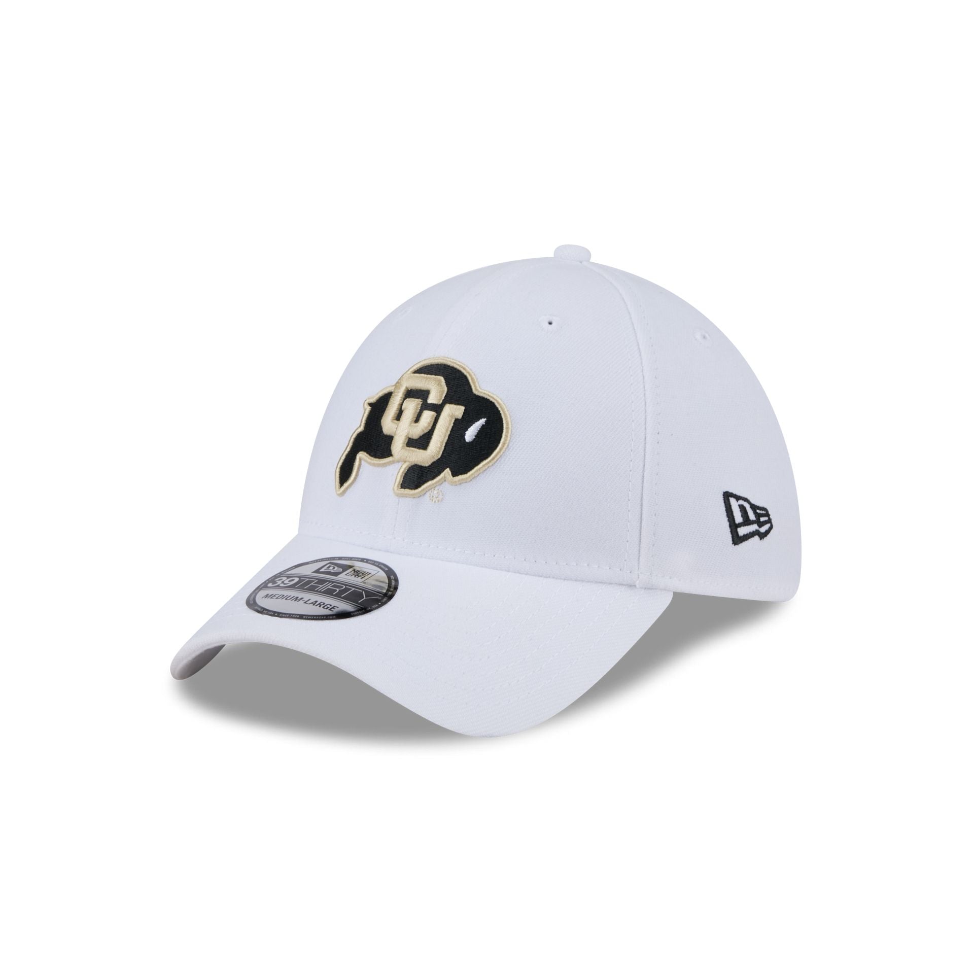 Colorado Buffaloes Optic White 39THIRTY Stretch Fit Hat – New Era Cap