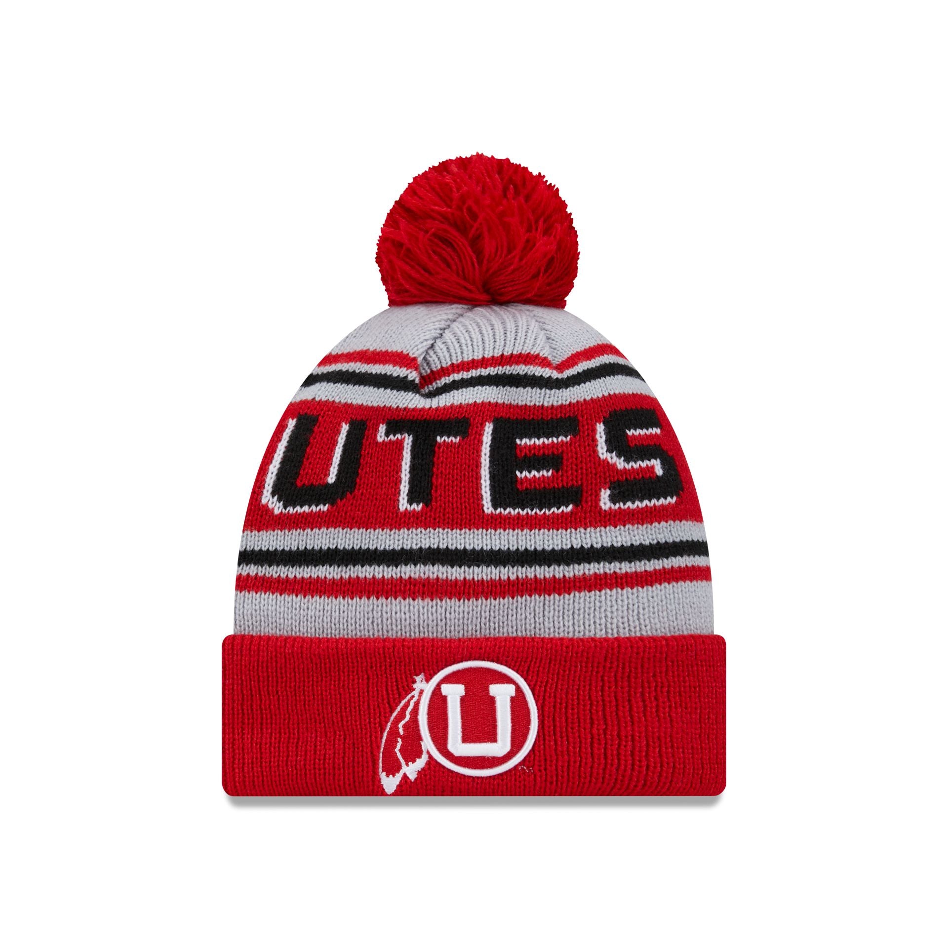 Utah Utes Go-To Pom Knit Hat