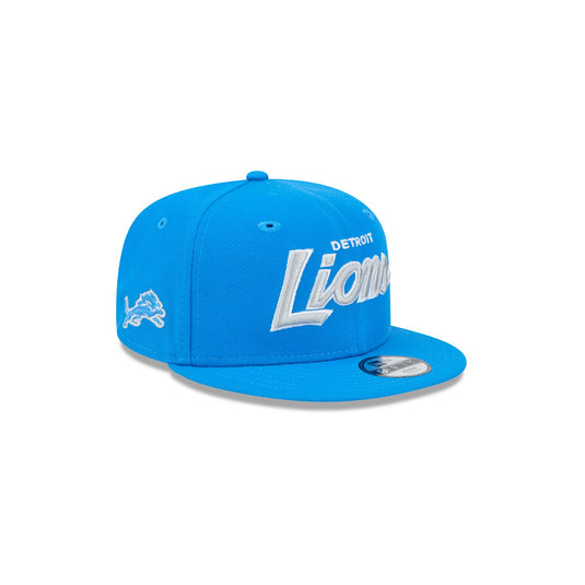 Detroit Lions Script Kids 9FIFTY Snapback Hat - New Era Cap