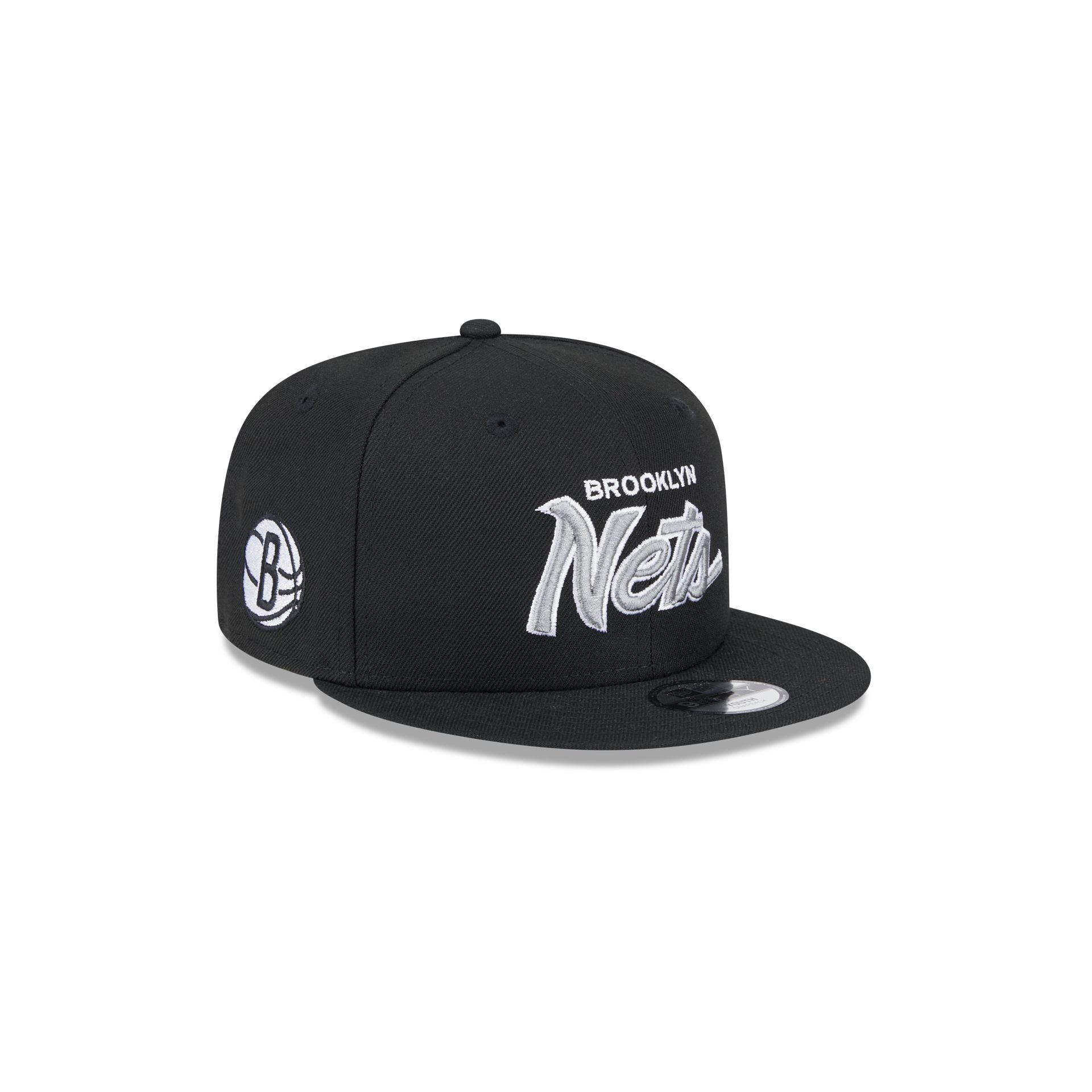 Brooklyn Nets Script Kids 9FIFTY Snapback Hat – New Era Cap