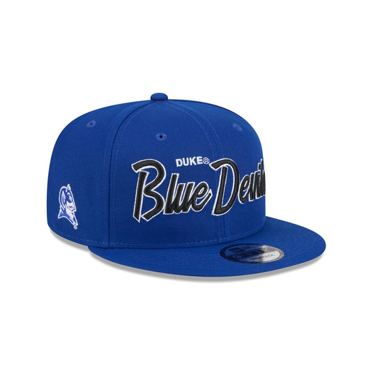 Duke Blue Devils Script 9FIFTY Snapback Hat - New Era Cap