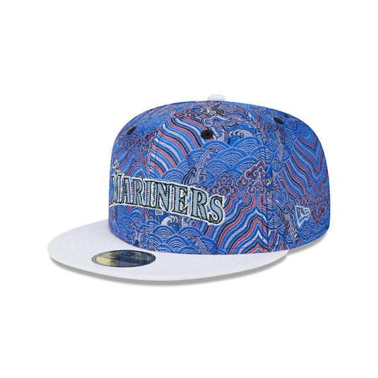 Seattle Mariners Wave Fill 59FIFTY Fitted Hat - New Era Cap