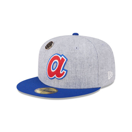 Atlanta Braves 70th Anniversary Gray 59FIFTY Fitted