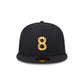 New Era Cap Signature Size 8 Black 59FIFTY Fitted