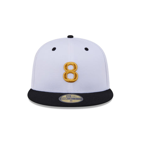 New Era Cap Signature Size 8 White 59FIFTY Fitted
