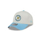 Oakland Athletics Chrome White 9FORTY A-Frame Snapback Hat