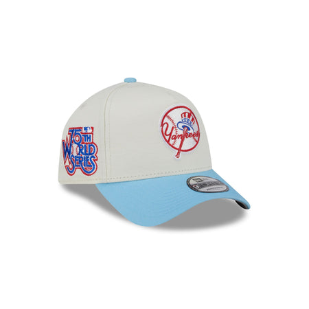 New York Yankees Chrome White 9FORTY A-Frame Snapback Hat
