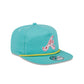 Atlanta Braves Clear Mint Golfer Hat