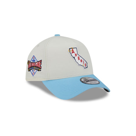 Los Angeles Angels Chrome White 9FORTY A-Frame Snapback