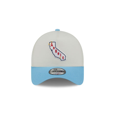 Los Angeles Angels Chrome White 9FORTY A-Frame Snapback