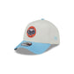 Houston Astros Chrome White 9FORTY A-Frame Snapback Hat