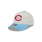 Cincinnati Reds Chrome White 9FORTY A-Frame Snapback Hat