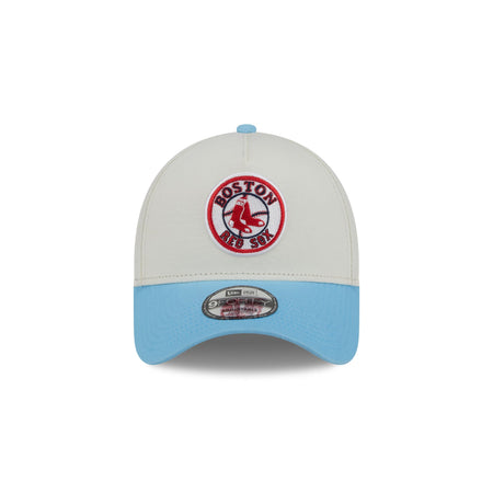 Boston Red Sox Chrome White 9FORTY A-Frame Snapback Hat