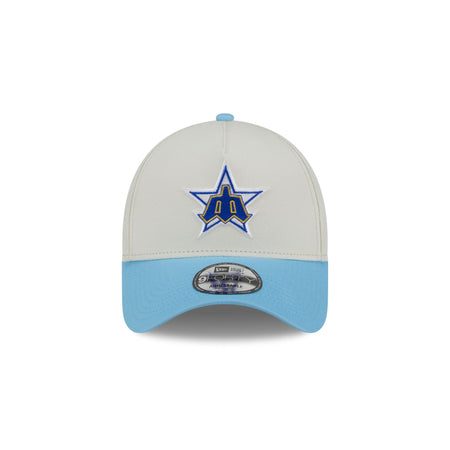 Seattle Mariners Chrome White 9FORTY A-Frame Snapback