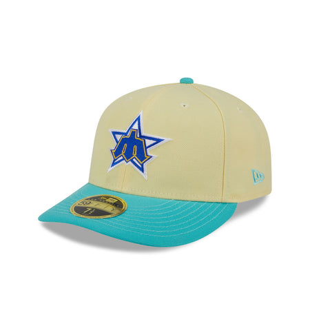 Seattle Mariners Soft Yellow Low Profile 59FIFTY Fitted