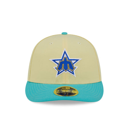 Seattle Mariners Soft Yellow Low Profile 59FIFTY Fitted Hat