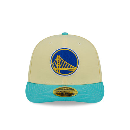 Golden State Warriors Soft Yellow Low Profile 59FIFTY Fitted Hat